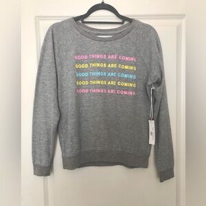 NWT Sol Angeles “Good Things Are Coming” Pullover